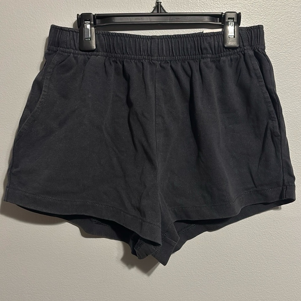 American Eagle Outfitters Dark Grey Shorts Elastic Waist